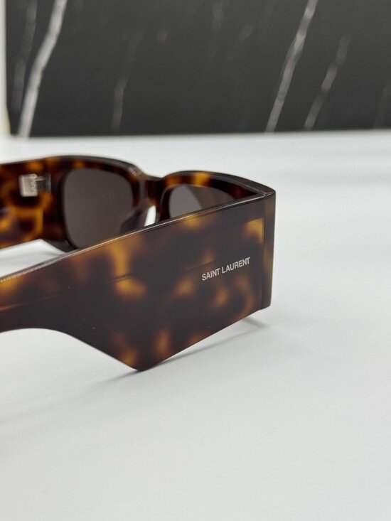 NEW SAINT LAURENT SUNGLASSES SL654 003 OVERSIZED HAVANA WOMEN EYEWEAR SL 654 003 main image 8